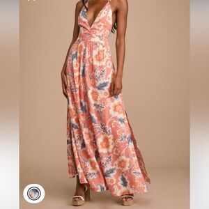 Roxy floral maxi dress